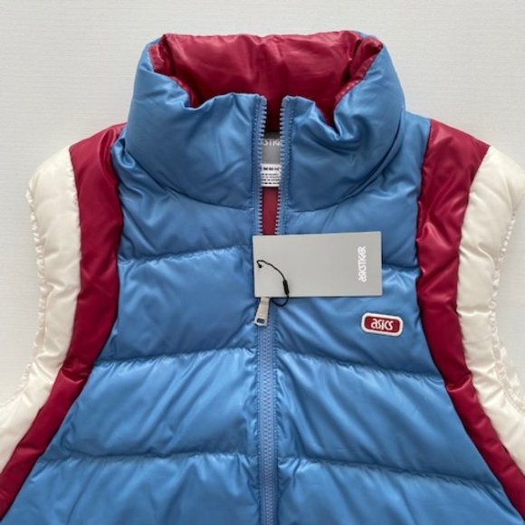Asics Tiger Quilted Down Vest Blue - Picture 3 of 3
